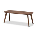 Baxton Studio Dahlia Mid-Century Walnut Finished Coffee Table 159-9735